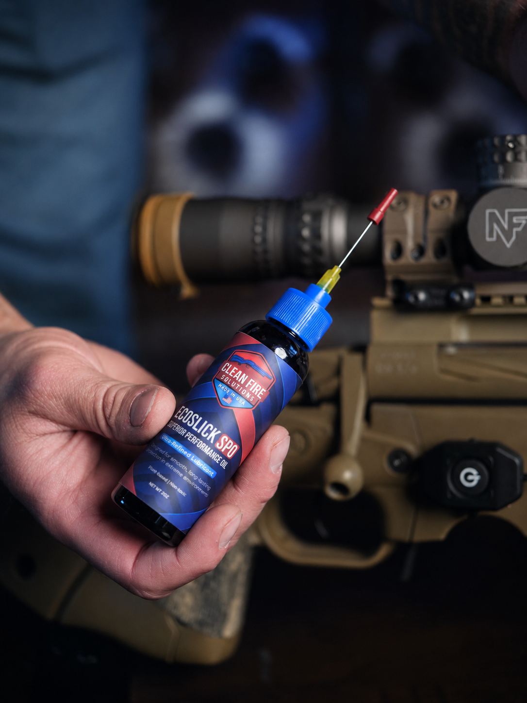 EcoSlick Superior Performance Oil – 2 oz Needle-Tip Plant-Based Gun Lubricant