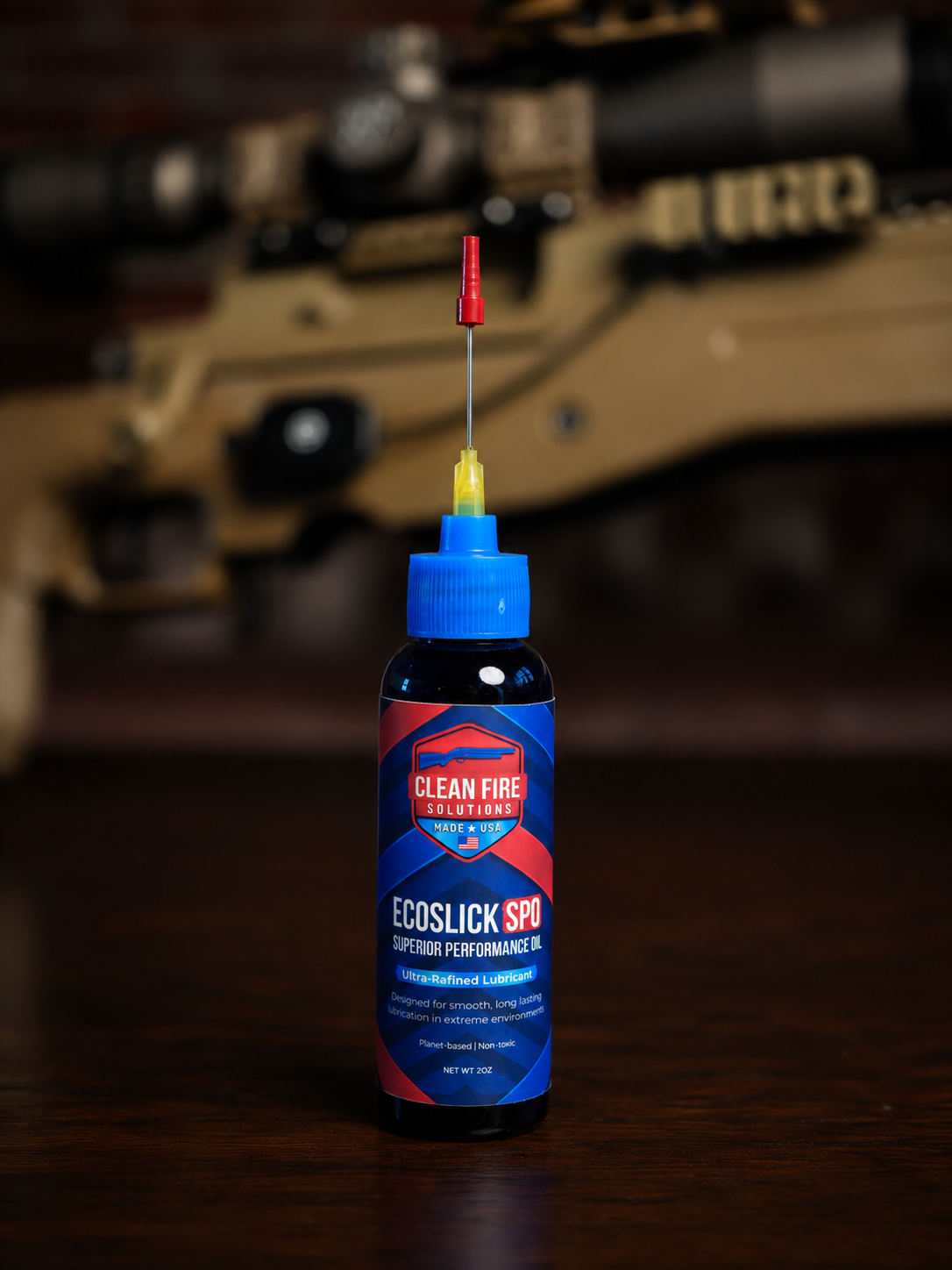 EcoSlick Superior Performance Oil – 2 oz Needle-Tip Plant-Based Gun Lubricant